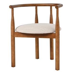 7 Pieces Modern Oval Dining Set, Rustic Farmhouse Solid Wood