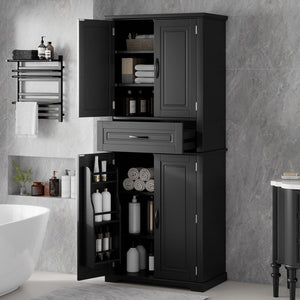 Bathroom Storage Cabinet with Multi-Functional Storage Space