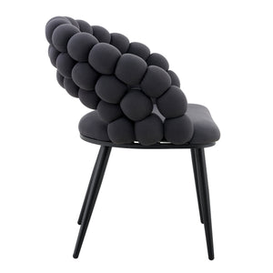 Puffy Bubble, Ball Chain Chairs For Dining Room (Set of 2)