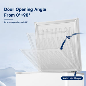ORIKOOL 5.0 Cu.ft Chest Freezer