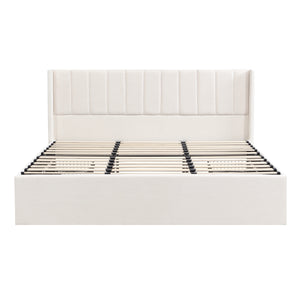 Large-Capacity Upholstered Storage Bed with Drawers