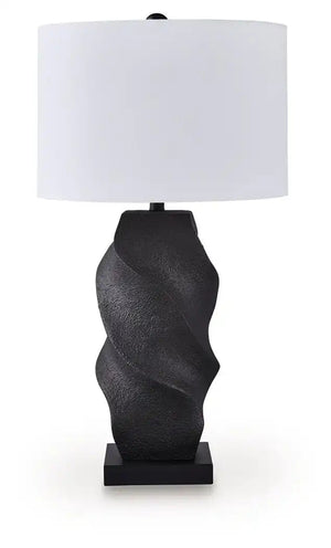 Amillion - Poly Table Lamp - Black - Best Buy Furniture