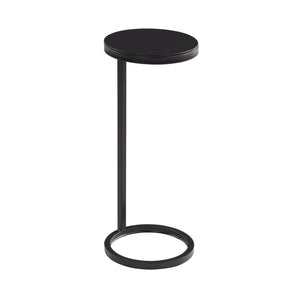 Yancey - Round Accent Table - Antique Bronze