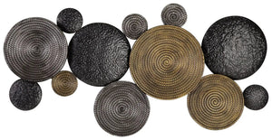 Emsley - Wall Decor - Metallic / Black / Gray - Best Buy Furniture