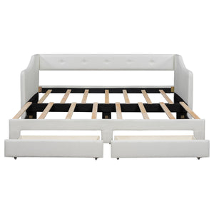 Upholstered Daybed With 2 Drawers