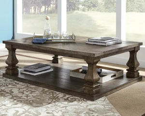 Johnelle - Rectangular Cocktail Table - Gray