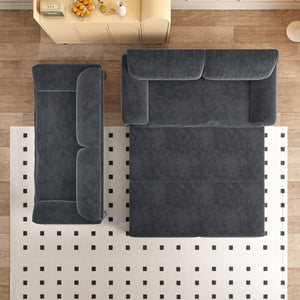 Queen Pull Out Sofa Bed With Side Storage