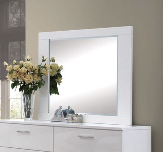 Lorimar - Mirror - White - Best Buy Furniture