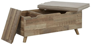Gerdanet - Storage Bench - Beige - Best Buy Furniture