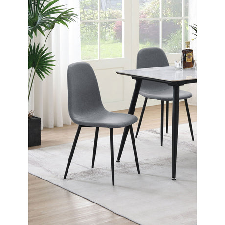 Jazmine - Upholstered Dining Chair (Set of 4) - Gray