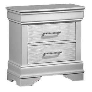 3 Piece Bedroom Set With LED Lighting, 2 Nightstands