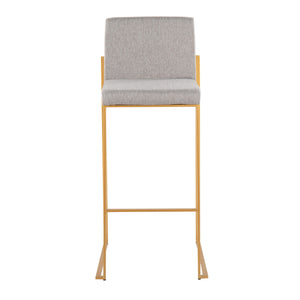 Fuji - Contemporary Design High Back Barstool