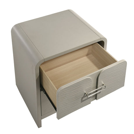Aria - 2 Drawer Nightstand - Beige
