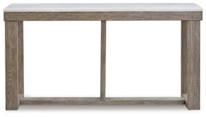 Loyaska - Sofa Table - Brown / Ivory - Best Buy Furniture
