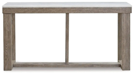 Loyaska - Sofa Table - Brown / Ivory - Best Buy Furniture