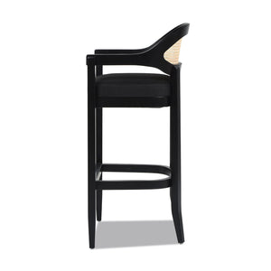 Americana - Mid-Century Modern Cane Back Counter Stool