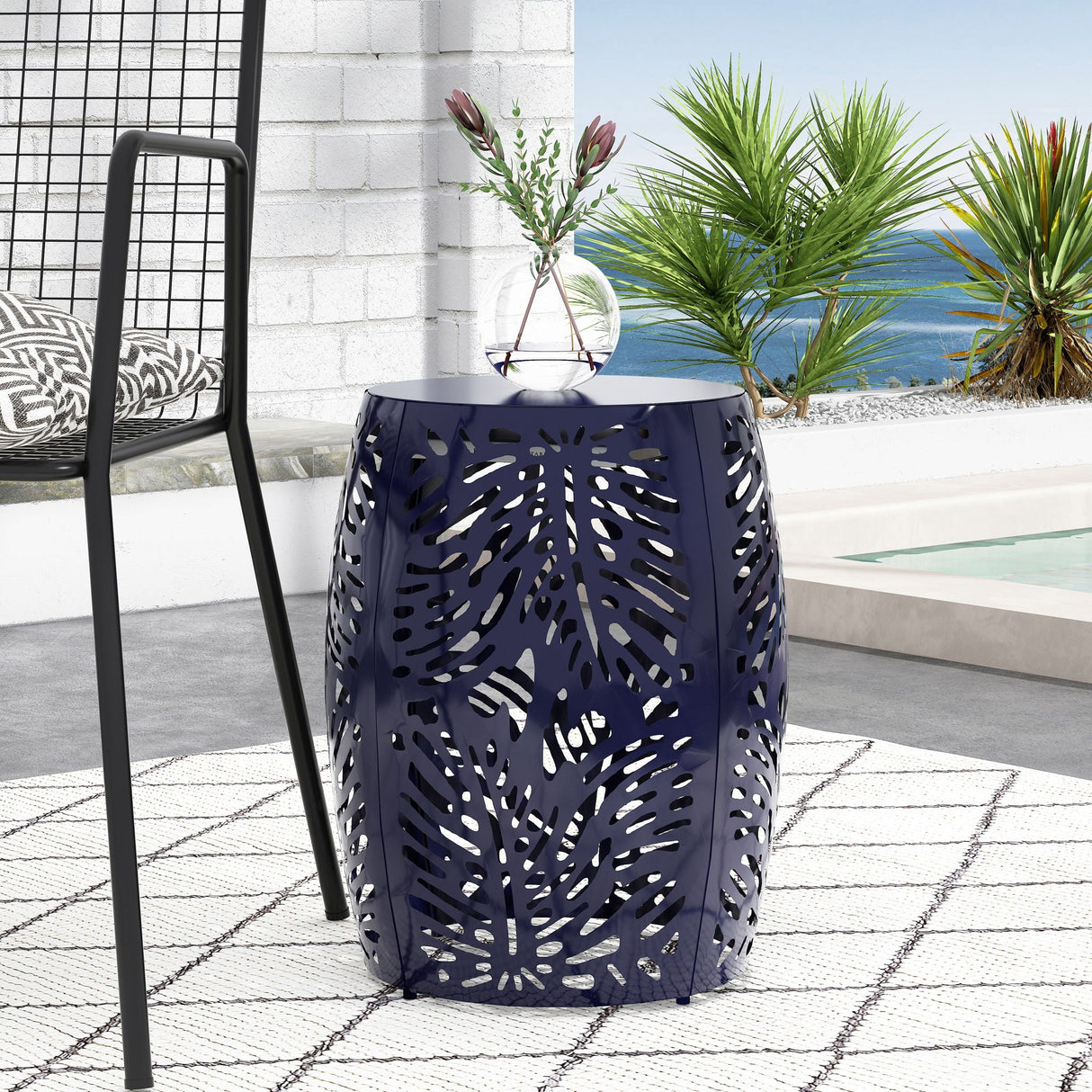Modern Design Metal End Table, Large - Best Buy Furniture