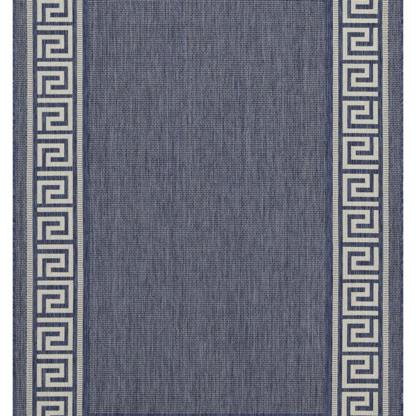 Sunshine - 5'3" X 7'3" Polypropylene Indoor, Outdoor Area Rug - Blue