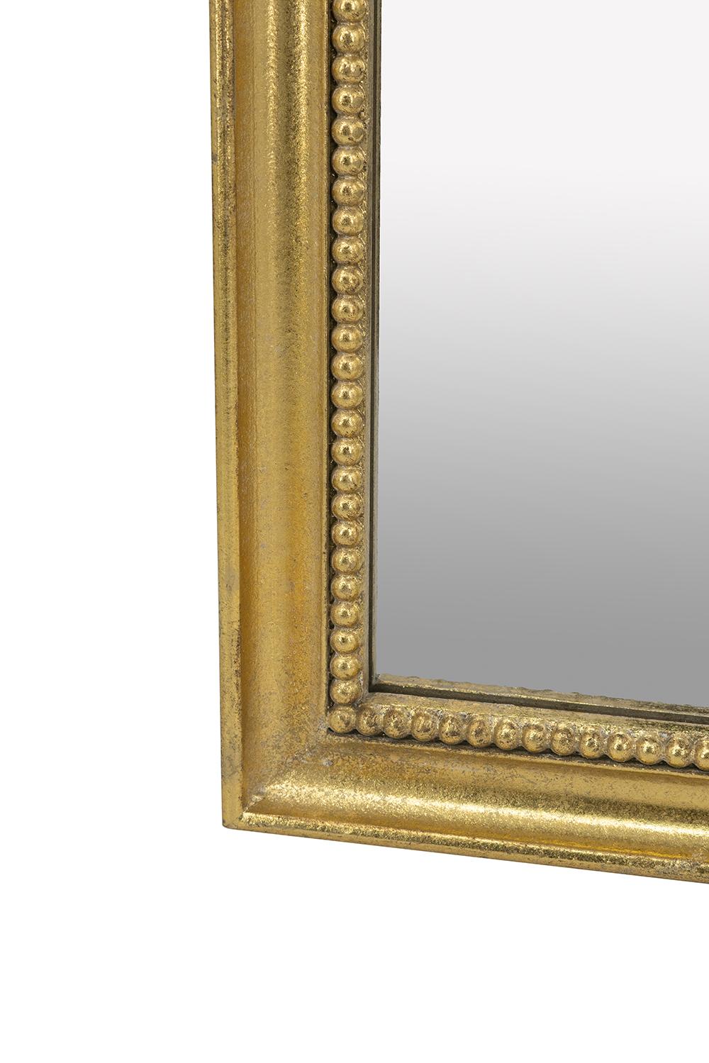 16x1.5x49" Arched Wall Mirror with Ornate Frame