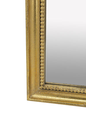 16x1.5x49" Arched Wall Mirror with Ornate Frame