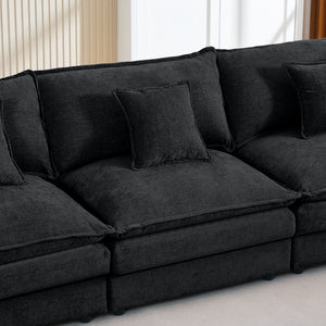 Modular Sectional Sofa - 102 Inch L Shaped Couch Set for Living Room