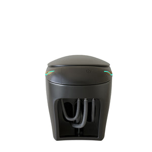 Unique Smart Toile With Built In Bidet, Auto Open / Close Seat, Foot Sensor, LED Display, Night Light, Warm Water & Dryer Ceramic