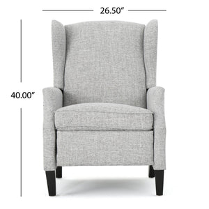 Westeros Wing Back Fabric Upholstered Recliner