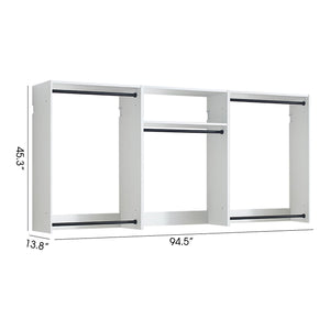 Devi - Wall Mounted Wood Closet System & Modular Design