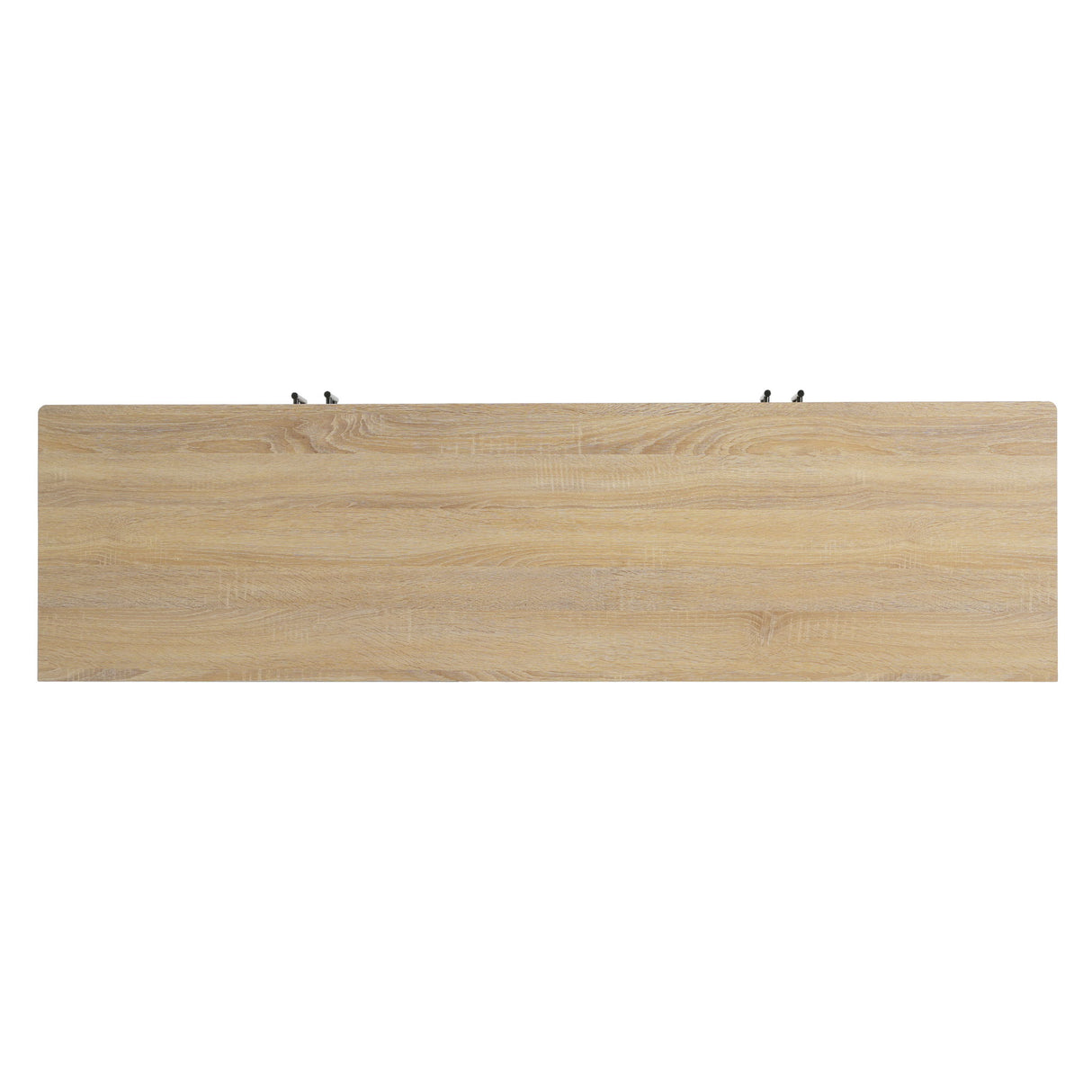 4 Door TV Cabinet, 2 Storage Spaces, Adjustable Shelves