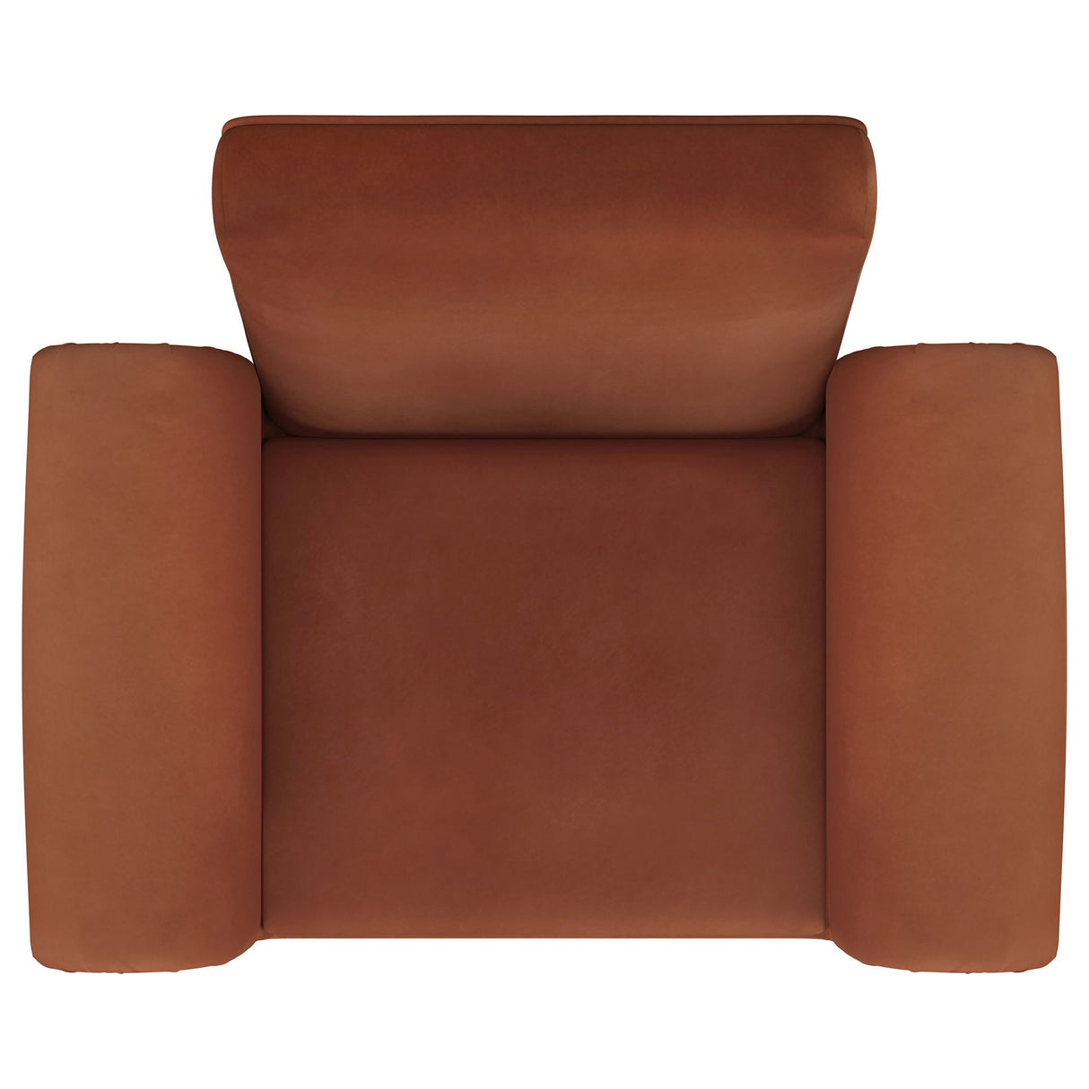 Whitney - Accent Armchair - Rusty Orange