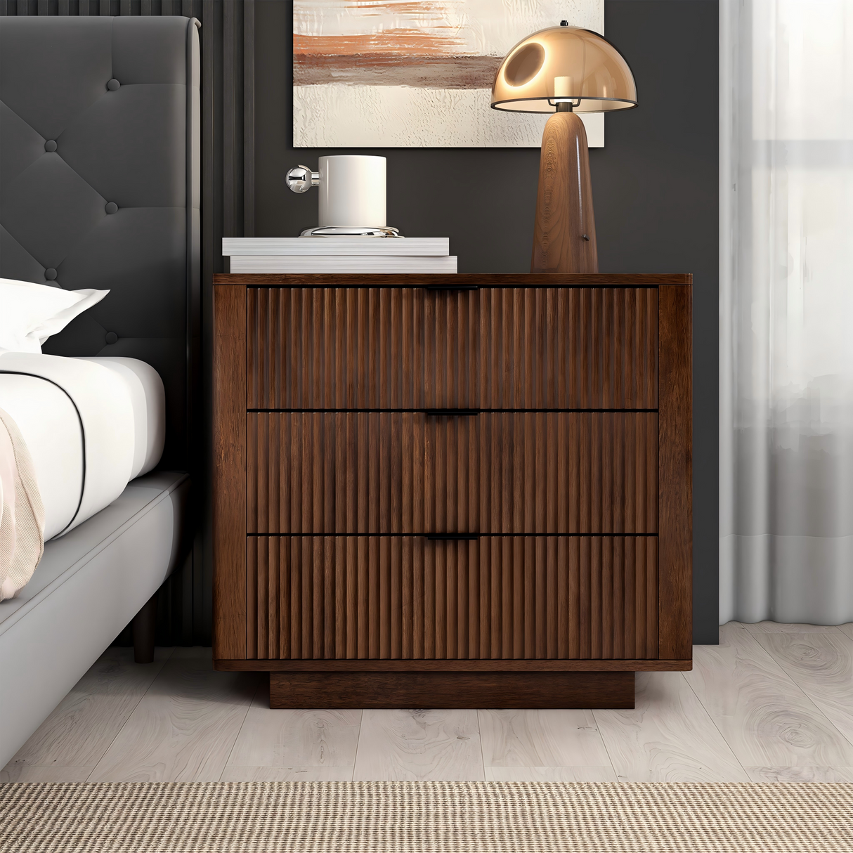 Lola Walnut Nightstand