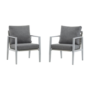 Modern Lounge Chair With Rope Accents And Cushions - Best Buy Furniture