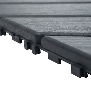 Durable Plastic Interlocking Deck Tiles, Waterproof Outdoor And Indoor Use