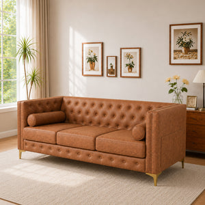 Elegant Button Tufted Sofa