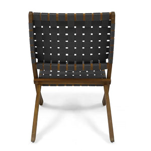 Kayla - Outdoor Foldable 2 Seater Chat Set - Brown / Gray
