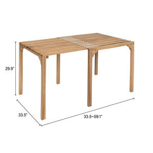 Zuo Modern Riviera Extendable Dining Table