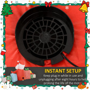 Inflatable Santa Claus And Gift Boxes Outdoor Display