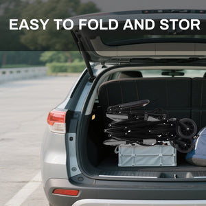 3-in-1 Folding Wagon Cart with Bench Seat, Canopy & Storage