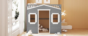 Elegant House Loft Bed With Ladder