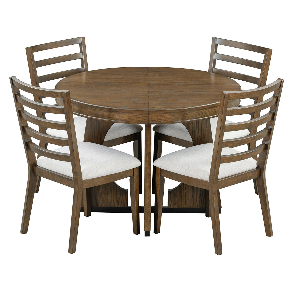 Round Dining Table Set For 4 With Chairs