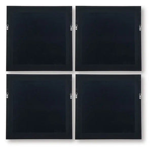 Dallbourne - Wall Art Set (Set of 4) - White / Gold Finish - Best Buy Furniture