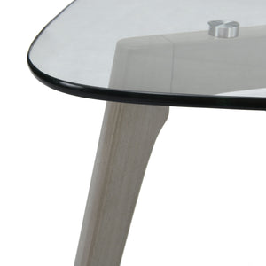 Modern Coffee Table With Wood Construction And Compact Design