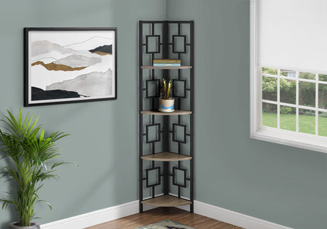 4 Tier Bookshelf, Bookcase, Etagere, Corner, For Office, Contemporary & Modern - Best Buy Furniture