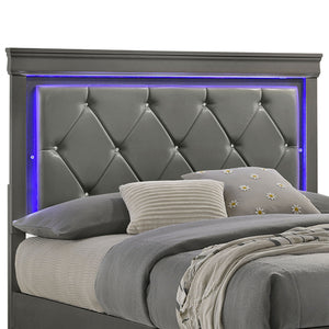 Blaze - Modern Bed With LED Headboard