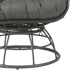 Hikre Clear Glass Patio Furniture Set