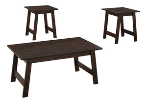 Table Set, Coffee, End, Side, Accent, Living Room Transitional (Set of 3) - Best Buy Furniture