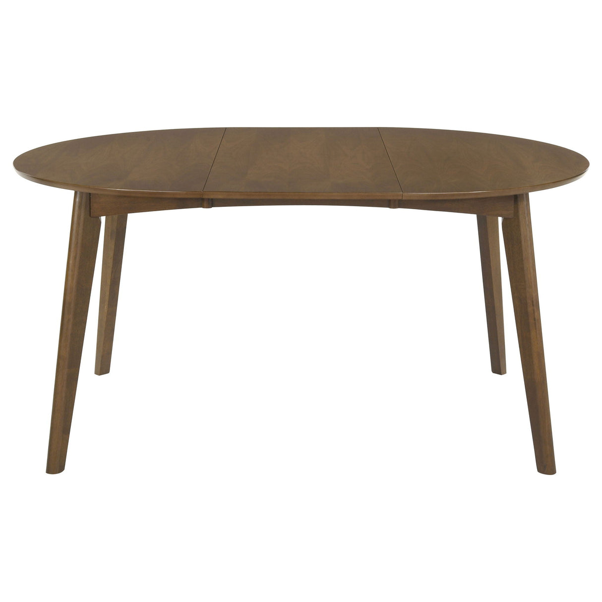 Thomson - Oval Dining Table With Removable Leaf - Walnut