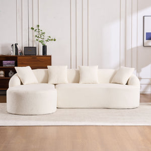 Combined Sofa With 4 Pillows