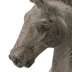 Antique Horse Statue On Stand