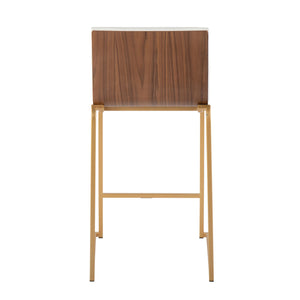 Mason Mara - Contemporary Design Fixed Height Counter Stool (Set of 2)